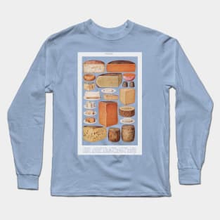 Vintage cheese cart board Long Sleeve T-Shirt